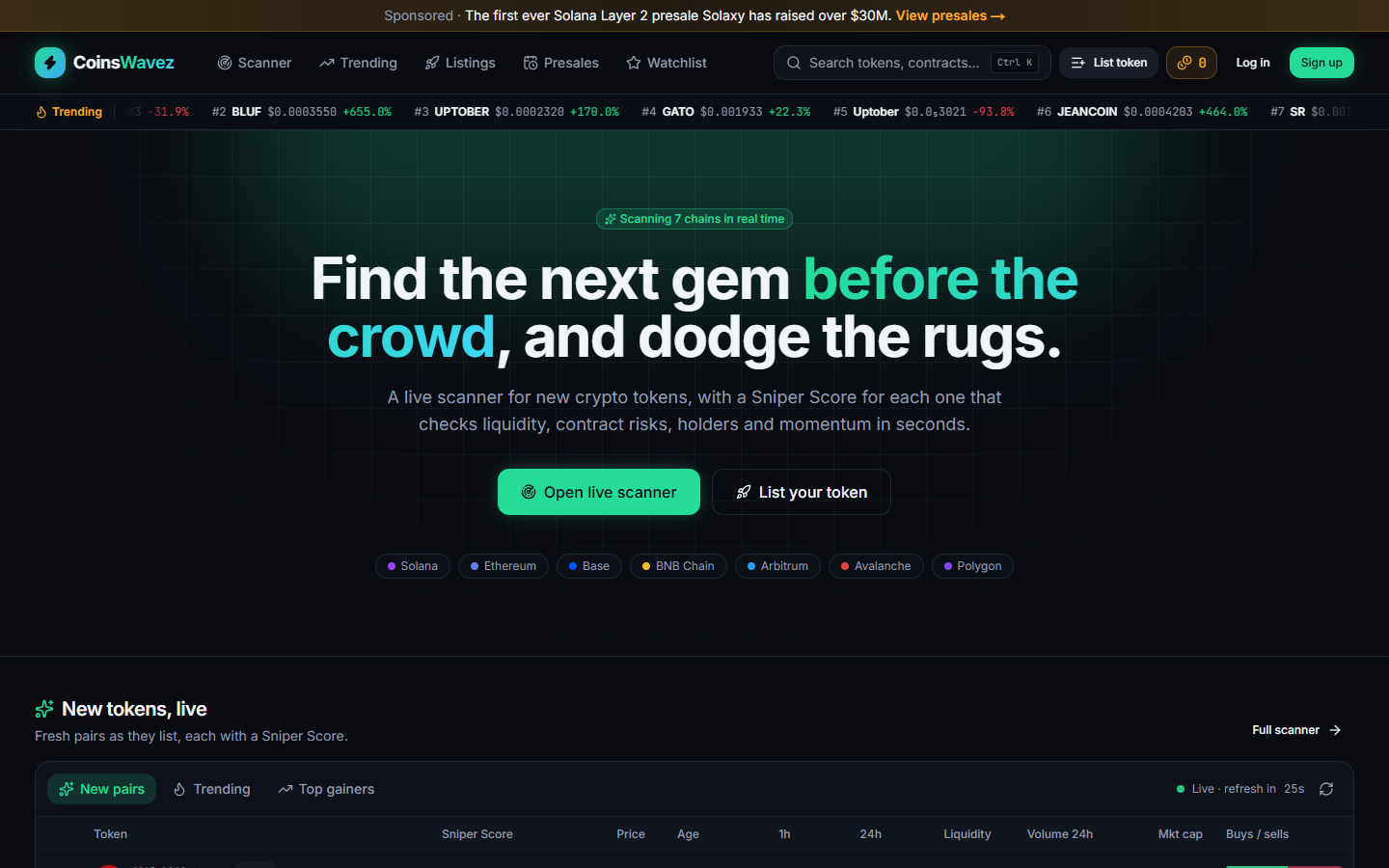 CoinsWavez preview